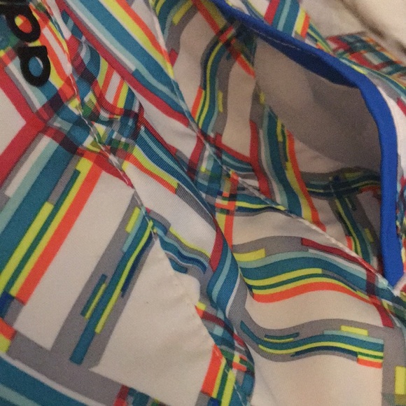 Adidas colorful plaid print skort - Picture 13 of 14